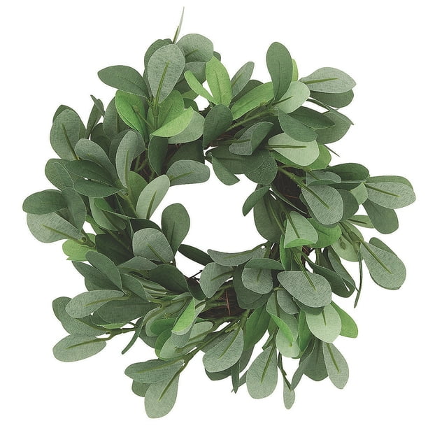 Silvercloud Trading Co 18 Artificial Green Eucalyptus Wreath 
